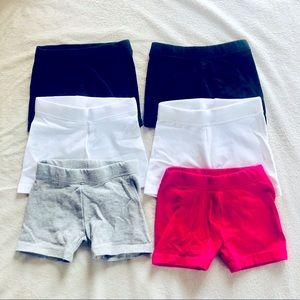3 for $20: set of 6 toddler girl cartwheel shorts
